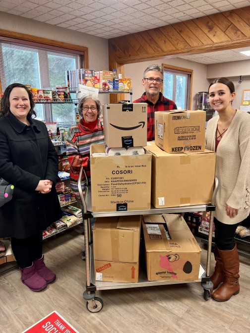 Saint Vincent de Paul Food Bank donation